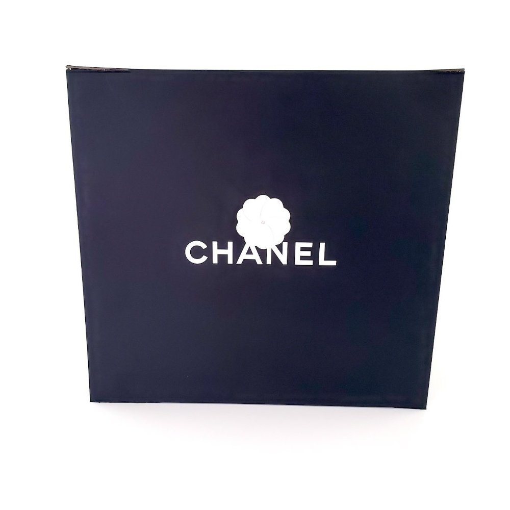 Authentic CHANEL Black Magnetic Closure  12.25”x 10.75”x7” Box